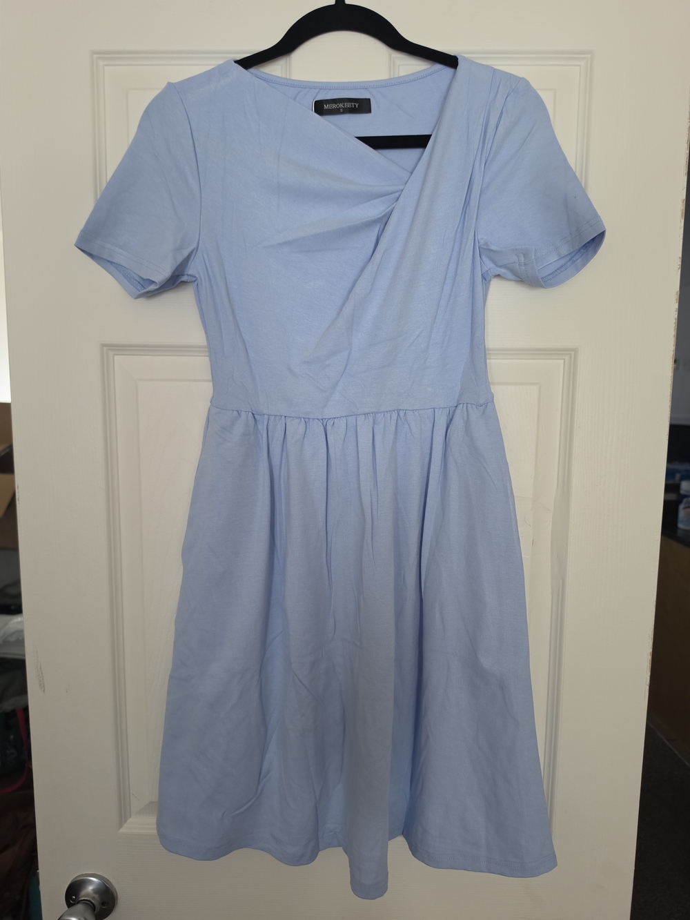 Merokeety Blue knee-length Dress size small